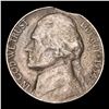 Image 2 : 1954-p Jefferson Nickel Mint Error 5c Grades vf++