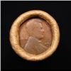 Image 2 : Mixed small cents 1c orig shotgun roll, 1917-d Wheat Cent, 1887 Indian Cent other end, Brinks Wrappe