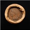 Image 3 : Mixed small cents 1c orig shotgun roll, 1917-d Wheat Cent, 1887 Indian Cent other end, Brinks Wrappe