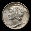 Image 2 : 1945-s Mercury Dime 10c Grades Select Unc