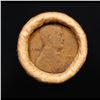 Image 2 : Mixed small cents 1c orig shotgun roll, 1918-d Wheat Cent, 1889 Indian Cent other end, Brinks Wrappe
