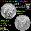 Image 1 : ***Auction Highlight*** 1888-s Morgan Dollar $1 Graded Select+ Unc By USCG (fc)