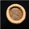 Image 2 : Mixed small cents 1c orig shotgun roll, 1916-d Wheat Cent, 1887 Indian Cent other end, Brinks Wrappe