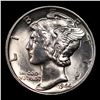 Image 2 : 1944-p Mercury Dime 10c Grades Choice+ Unc