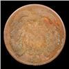Image 2 : 1865 plain 5 Two Cent Piece 2c Grades f+