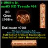 Image 1 : Shotgun Lincoln 1c roll, 1968-s 50 pcs Brandt Wrapper.