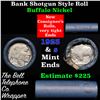 Image 1 : Buffalo Nickel Shotgun Roll in Old Bank Style 'Bell Telephone'  Wrapper 1923 &s Mint Ends