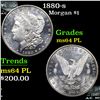 Image 1 : 1880-s Morgan Dollar $1 Grades Choice Unc PL