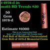 Image 1 : Shotgun Lincoln 1c roll, 1978-d 50 pcs Brandt Wrapper.