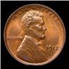 Image 2 : 1913-p Lincoln Cent 1c Grades GEM Unc RB