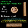 Image 1 : Shotgun Lincoln 1c roll, 1961-p 50 pcs Brandt Wrapper.