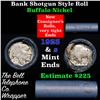 Image 1 : Buffalo Nickel Shotgun Roll in Old Bank Style 'Bell Telephone'  Wrapper 1923 &s Mint Ends