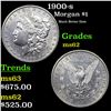 Image 1 : 1900-s Morgan Dollar $1 Grades Select Unc