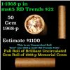 Image 1 : Shotgun Lincoln 1c roll, 1968-p 50 pcs Brandt Wrapper.