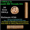 Image 1 : Shotgun Lincoln 1c roll, 1964-p 50 pcs Brandt Wrapper.