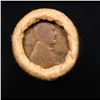 Image 2 : Mixed small cents 1c orig shotgun roll, 1916-d Wheat Cent, 1890 Indian Cent other end, Brinks Wrappe