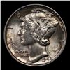 Image 2 : 1942-p Mercury Dime 10c Grades Select Unc