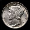 Image 2 : 1945-p Mercury Dime 10c Grades Choice Unc