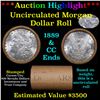 ***Auction Highlight*** 1889 & CC Uncirculated Morgan Dollar Shotgun Roll (fc)