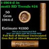 Image 1 : Shotgun Lincoln 1c roll, 1964-d 50 pcs Brandt Wrapper.