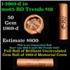 Image 1 : Shotgun Lincoln 1c roll, 1969-d 50 pcs Brandt Wrapper.