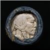 Image 2 : Buffalo Nickel Shotgun Roll in Old Bank Style 'Bell Telephone'  Wrapper 1926 &s Mint Ends