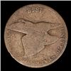 Image 2 : 1858 LL Flying Eagle Cent 1c Grades g+
