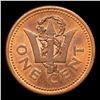 Image 2 : 1987 Barbados 1 Cent 1c KM-10 Grades Choice Unc RB