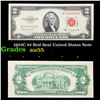 1953C $2 Red Seal United States Note Grades Choice AU