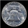 Image 3 : 1962-d Franklin Half Dollar 50c Grades Choice Unc FBL