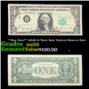 Image 1 : **Star Note** 1963B $1 'Barr Note' Federal Reserve Note Grades Choice AU