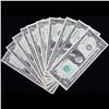 Image 6 : Group of 10 $1 Federal Reserve Notes, Series 1963 to 2009, All CU Grade Grades Select CU