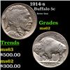 Image 1 : 1914-s Buffalo Nickel 5c Grades Select Unc