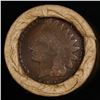 Image 3 : Mixed small cents 1c orig shotgun roll, 1919-s Wheat Cent, 1887 Indian Cent other end, Brinks Wrappe