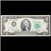 Image 2 : **Star Note** 1976 $2 Federal Reserve Note (Philadelphia, PA) Grades Choice AU/BU Slider
