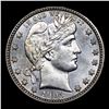 Image 2 : 1909-p Barber Quarter 25c Grades Choice Unc