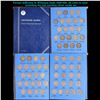 Virtual Jefferson 5c Whitman book, 1938-1961. 63 coins in total, including the full wartime silver n