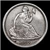 Image 2 : 1837 No Stars Small Date Seated Liberty Half Dime 1/2 10c Grades xf+