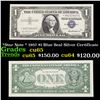 *Star Note * 1957 $1 Blue Seal Silver Certificate Grades Gem CU