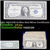 Image 1 : 100x Nonconsecutive Serial Number 1957(A-B) $1 Blue Seal Silver Certificates Grades vf-au