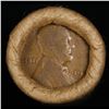 Image 2 : Mixed small cents 1c orig shotgun roll, 1917-d Wheat Cent, 1897 Indian Cent other end, Brinks Wrappe