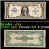 1923 $1 Large Size Blue Seal Silver Certificate FR-237, Sig. Speelman & White Grades vf+