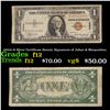 1935A $1 Silver Certificate Hawaii, Signatures of Julian & Morgenthau Grades f, fine
