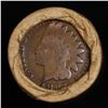 Image 3 : Mixed small cents 1c orig shotgun roll, 1918-d Wheat Cent, 1887 Indian Cent other end, Brinks Wrappe