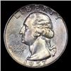 Image 2 : 1957-p Washington Quarter 25c Grades GEM++ Unc