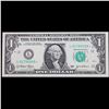 Image 2 : Group of 5 **Star Note** $1 Federal Reserve Notes, Series 1963 to 2009, AU to CU Grade Grades Choice