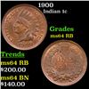 Image 1 : 1900 Indian Cent 1c Grades Choice Unc RB