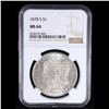 Image 2 : NGC 1878-s Morgan Dollar $1 Graded ms64 By NGC
