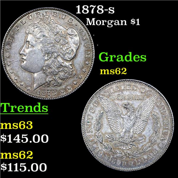 1878-s Morgan Dollar $1 Grades Select Unc