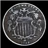Image 2 : 1882 Shield Nickel 5c Grades vf++